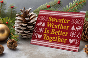Ugly Sweater Serif Font, a Serif Font by Fontastic Ventures (Thumbnail 3 of 5)