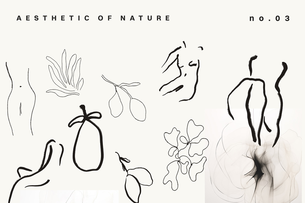 Neutral Minimalist Abstract Prints, a Background Graphic by Laras Wonderland (Photo 4 of 10)