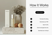 Peach Cosmetic Bottle Mockup, a Packaging Mockup by Digital Asset Co (Thumbnail 4 of 4)