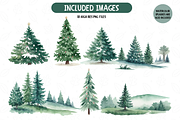 Forest Deer Watercolor Clipart, an Illustration by TatiMockup (Thumbnail 3 of 5)