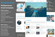 Responsive E-newsletter template, an Email Template by QuickArtisan (Thumbnail 6 of 7)