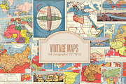 500+ Vintage Maps, an Object Graphic by Lilithcollageart (Thumbnail 4 of 14)