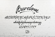Burelom script, a Script Font by NAUM (Thumbnail 5 of 6)