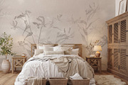 Glorioza floral wall mural, a Wallpaper Graphic by Timofi Art (Thumbnail 12 of 18)