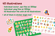Easter & Spring Pack - Vector, a Seasonal Illustration by Carole Chevalier (Thumbnail 2 of 11)