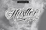 Hustler | Tattoo Style, a Script Font by Muntab_Art (Thumbnail 1 of 8)