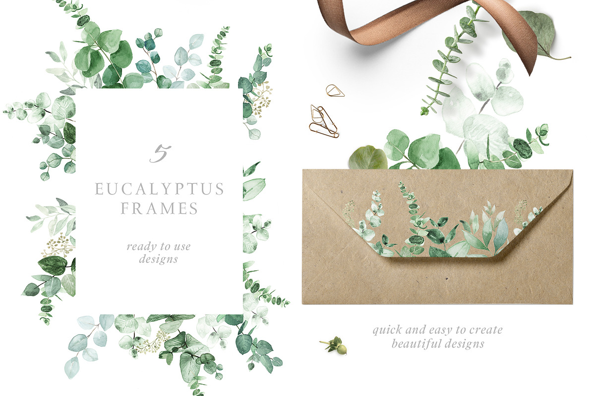 Scent of Eucalyptus - Graphic Set, an Illustration by studioequinox (Photo 15 of 21)