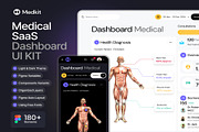 MedKit Medical SaaS Dashboard UI KIT, an UI Kit Template by Creative Perspective (Thumbnail 1 of 7)