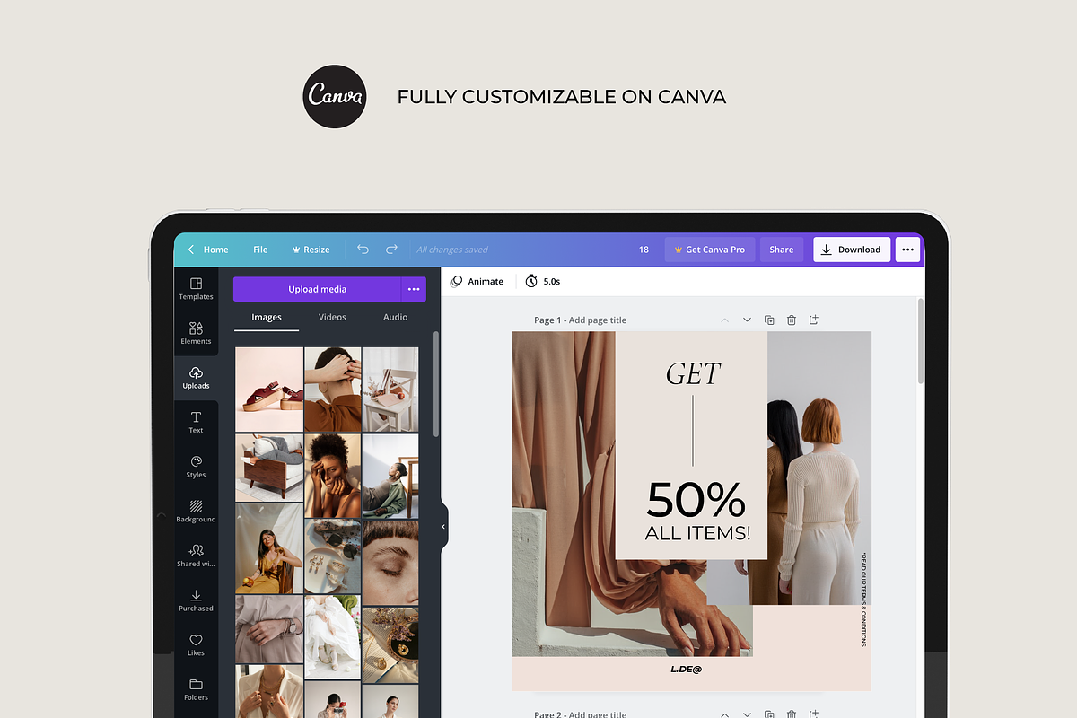 Online Store Engagement Kit CANVA PS, a Social Media Template by Kimo Studio (Photo 13 of 13)
