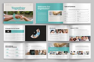 Charity Brochure | Landscape, a Brochure Template by HiveArts