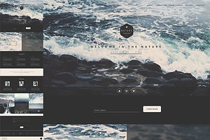 Nature - One Page HTML Template