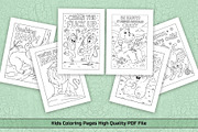 Funny Animal Swear Coloring Page, an Animal Illustration by DesignDevisers (Thumbnail 5 of 5)