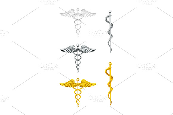 Caduceus Medical Symbols preview 4