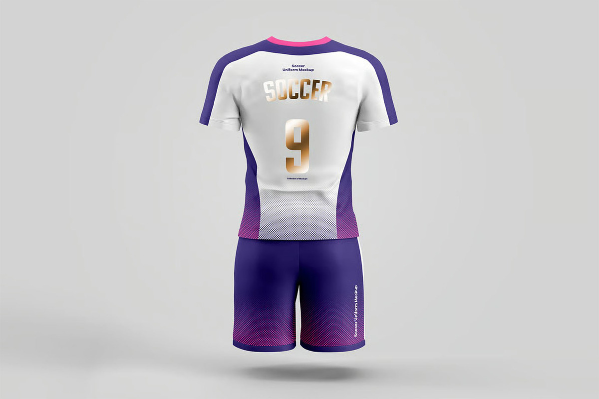 Soccer Uniform Mock-up, an Apparel Mockup by zippypixelstudio (Photo 2 of 11)