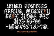 Swoxest Blackletter Font, a Blackletter Font by Ronny Studio (Thumbnail 7 of 7)
