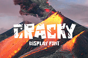 Cracky Display Font, a Font by chekart (Thumbnail 1 of 6)