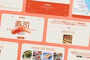Sushi Restaurant Figma Landing Page, a Landing Page Template by Supanium Studio (Thumbnail 4 of 5)