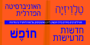 Van Condensed Hebrew, a Sans Serif Font by Vanarchiv (Thumbnail 4 of 7)