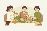 Durian Wonders Illustration, an Object Graphic by Jump Studio (Thumbnail 11 of 12)