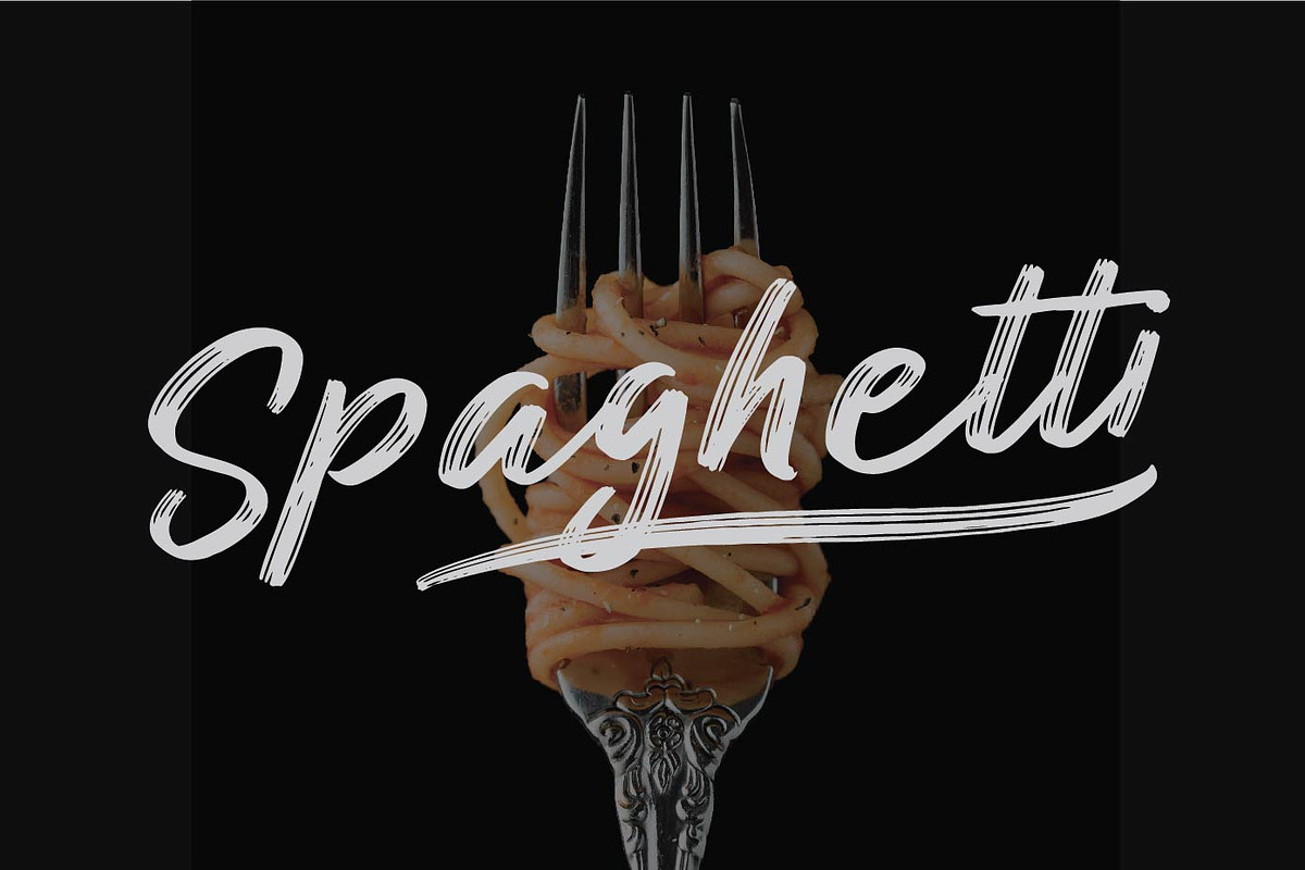 Blackened - Brush Script Typeface, a Script Font by Patria Ari (P4tcreativa) (Photo 2 of 10)
