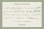 Prystoria Script, a Script Font by Get Studio (Thumbnail 10 of 10)