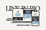 Canva Link In Bio Template, a Landing Page Template by Anna Design Studio (Thumbnail 1 of 11)