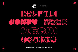 DISPLAY TYPEFACES BUNDLE 2