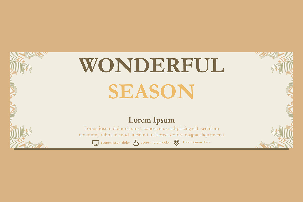 Abstract Floral Banner Template, a Marketing Template by sekitarief (Photo 3 of 3)