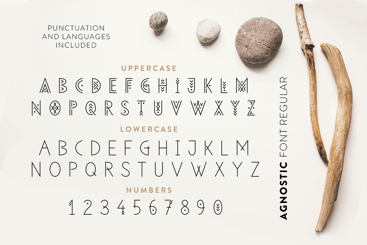 Thin Line Font Bundle: 7 in 1, a Symbol Font by Struvictory.art (Photo 19 of 30)