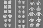 19 Fitted vector Fashion templates, a Hoody Mockup by 365GFX (Thumbnail 2 of 2)