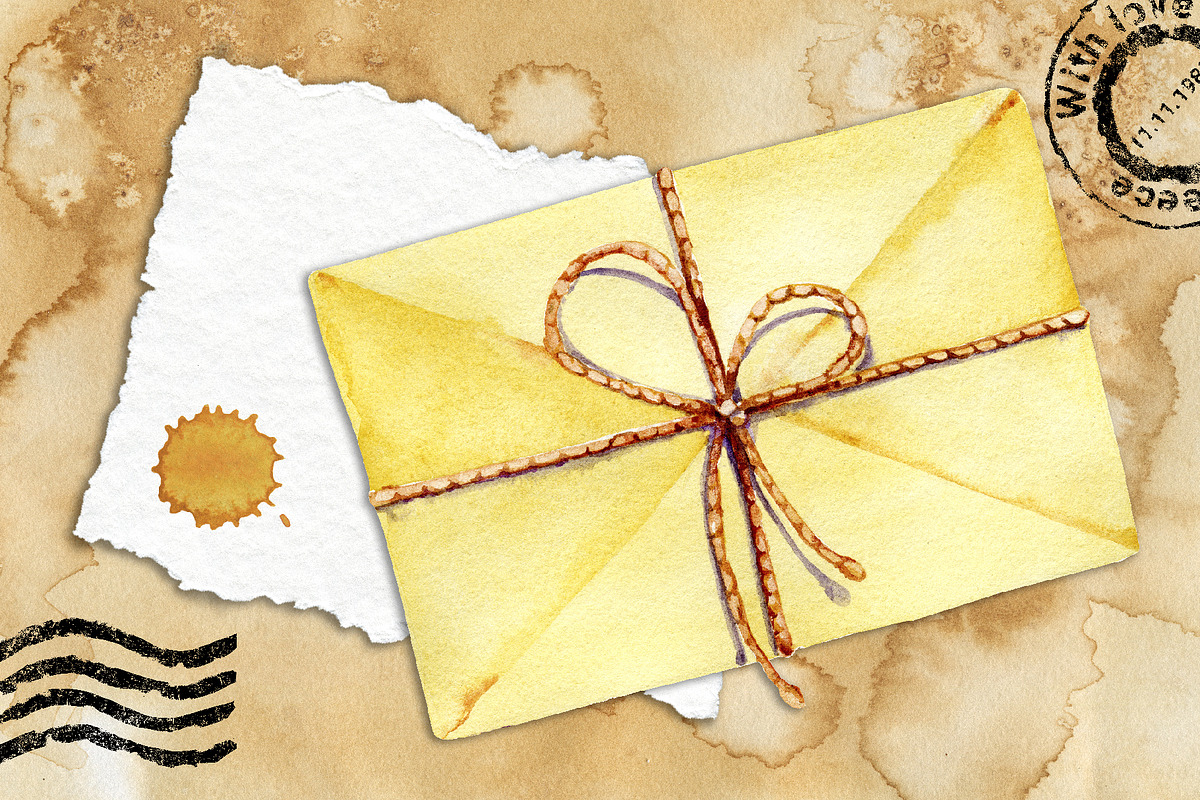 Postal clipart, blank postage stamps, an Object Illustration by Artmanata (Photo 4 of 10)