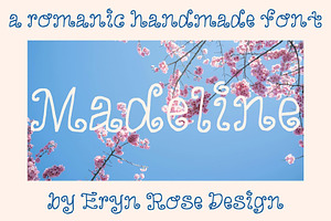 Madeline a Romantic Swirly Font