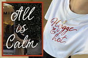 Miss Winter A Cozy Pixel Script Font, a Font by AnMark (Thumbnail 3 of 11)