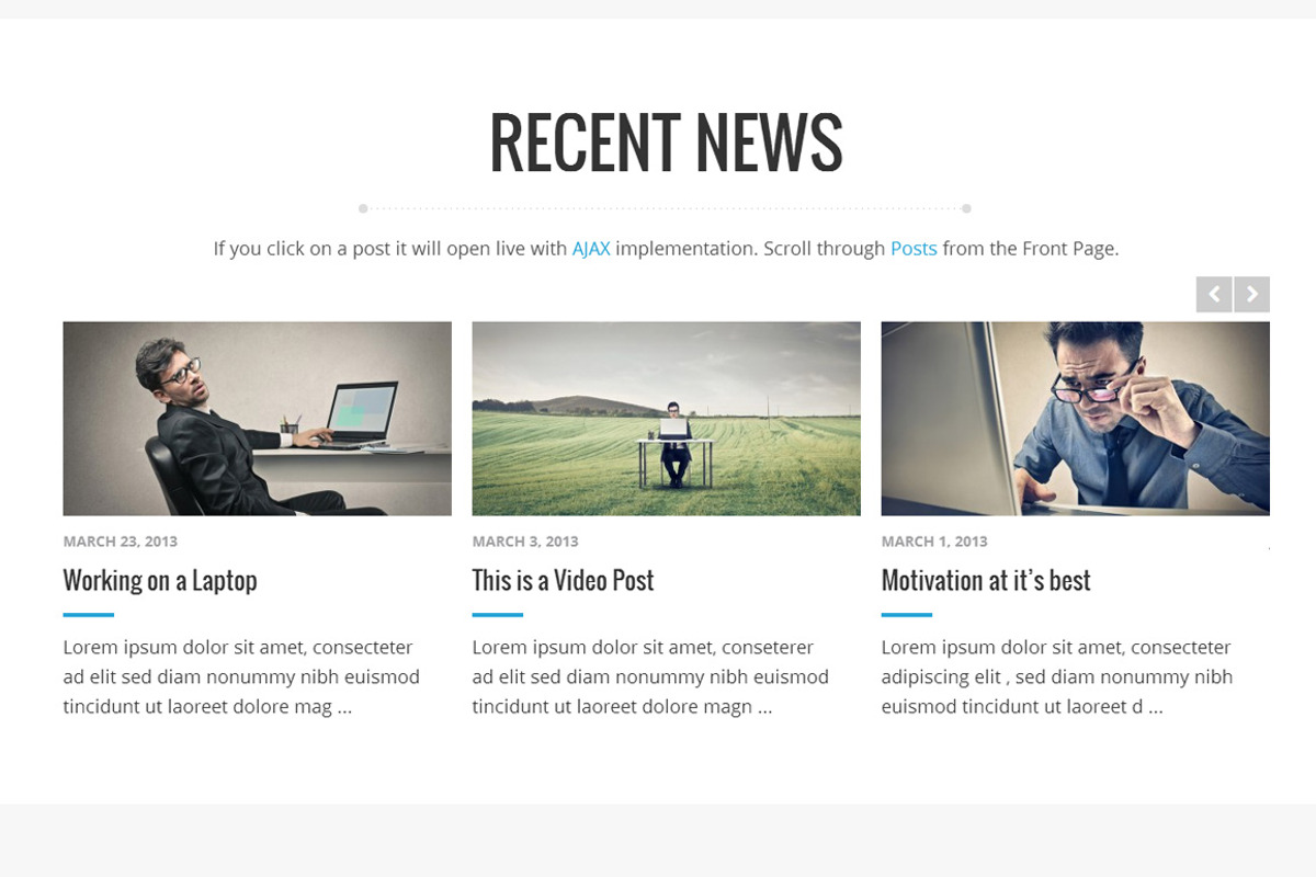 Mundus - Business One Page Wordpress, a WordPress Template by PremiumCoding (Photo 3 of 4)