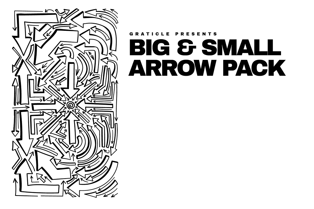 Arrow Pack - Big & Small Arrows, a Work Illustration by Graticle (Photo 2 of 2)
