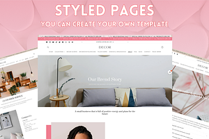 Feminine Pink Decor Shopify Theme