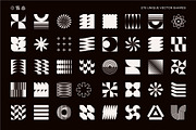 275 Modern Geometric Vector Elements, an Object Graphic by Vecster (Thumbnail 9 of 19)