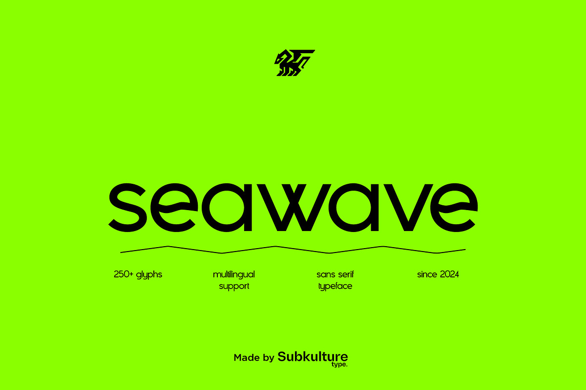Seawave - Unique Sans Serif, a Sans Serif Font by subkulturetype (Photo 1 of 8)