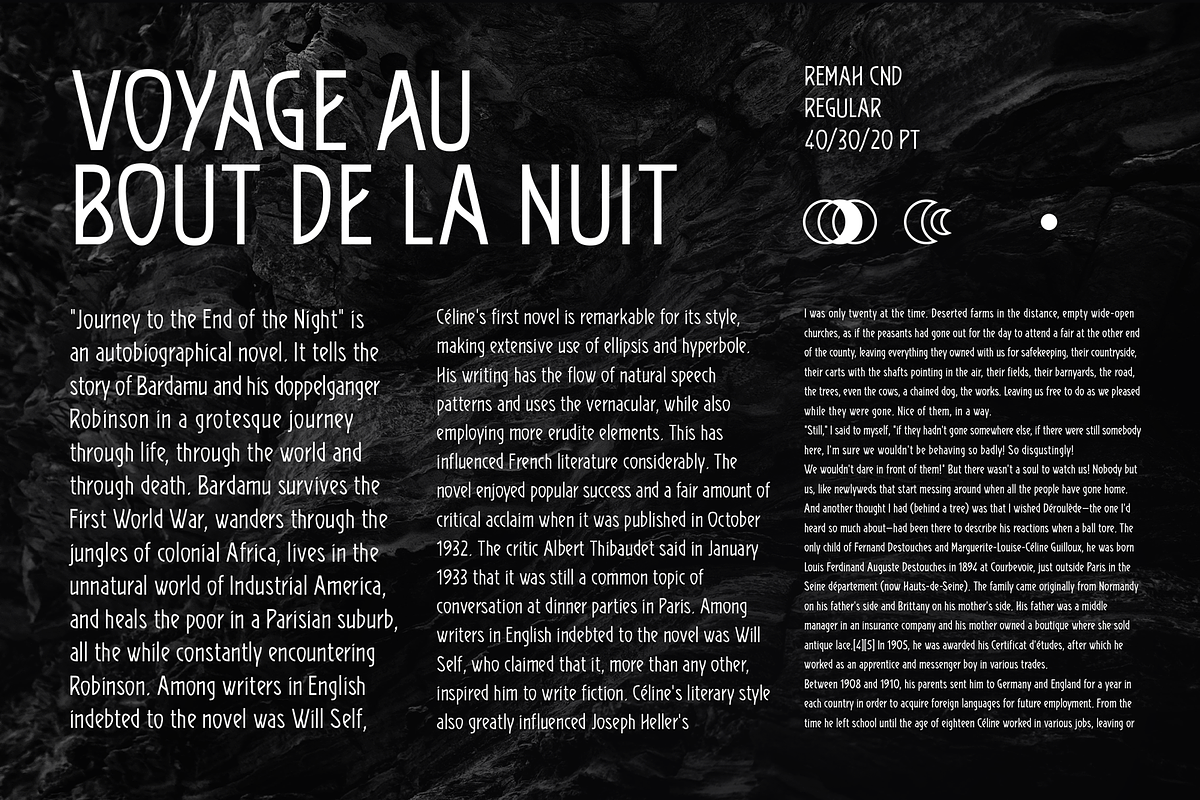 Remah Pro / san serif typeface, a Font by Rosario Nocera (Photo 12 of 13)