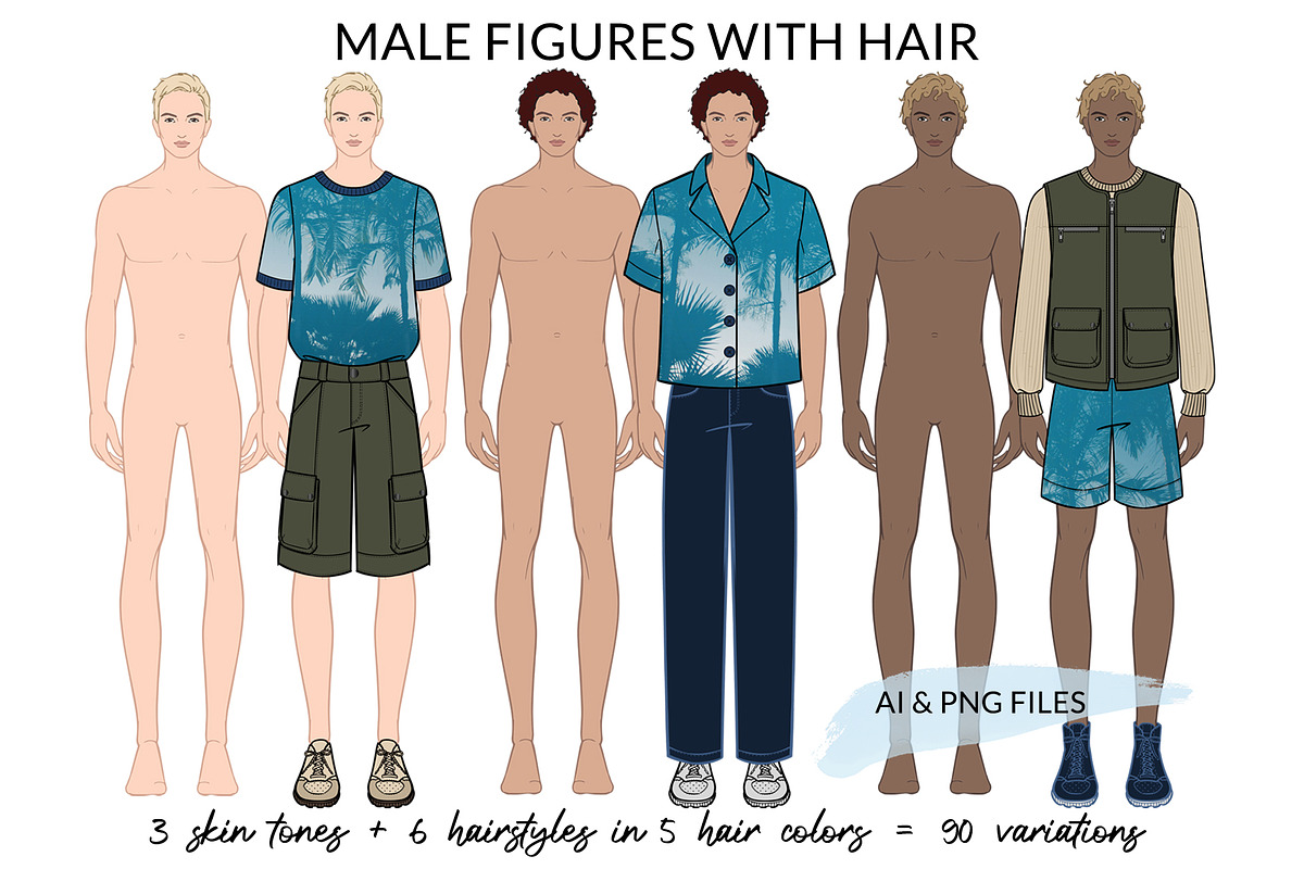 Male Colored Figures, a Person Illustration by Art by Lin (Photo 1 of 6)