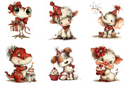 Quirky Birthday Animals Clipart, an Illustration by Designking (Thumbnail 5 of 5)