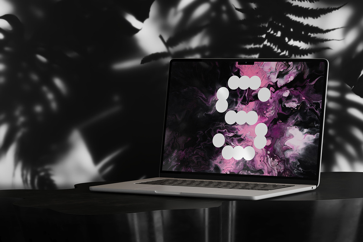 Office MacBook Air Mockup 08, a Mockup by TRANSPARENT SOURCE
