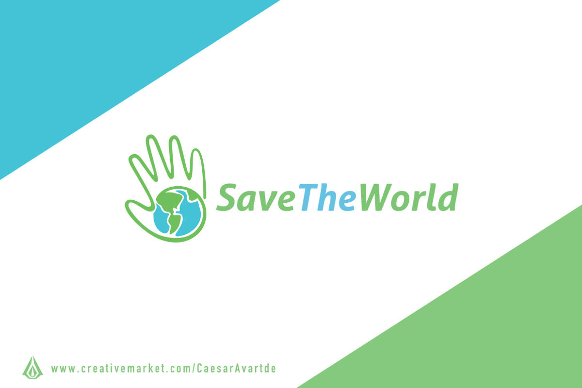Save The World Logo Template, a Branding & Logo Template by Avartde Creative (Photo 1 of 2)