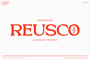 Reusco - Display Typeface, a Serif Font by tebaltipislab (Thumbnail 15 of 15)