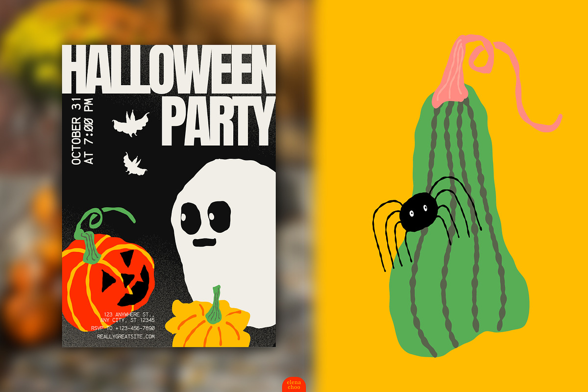 Is that a monster?, a Seasonal Illustration by Elena Choo (Photo 6 of 8)