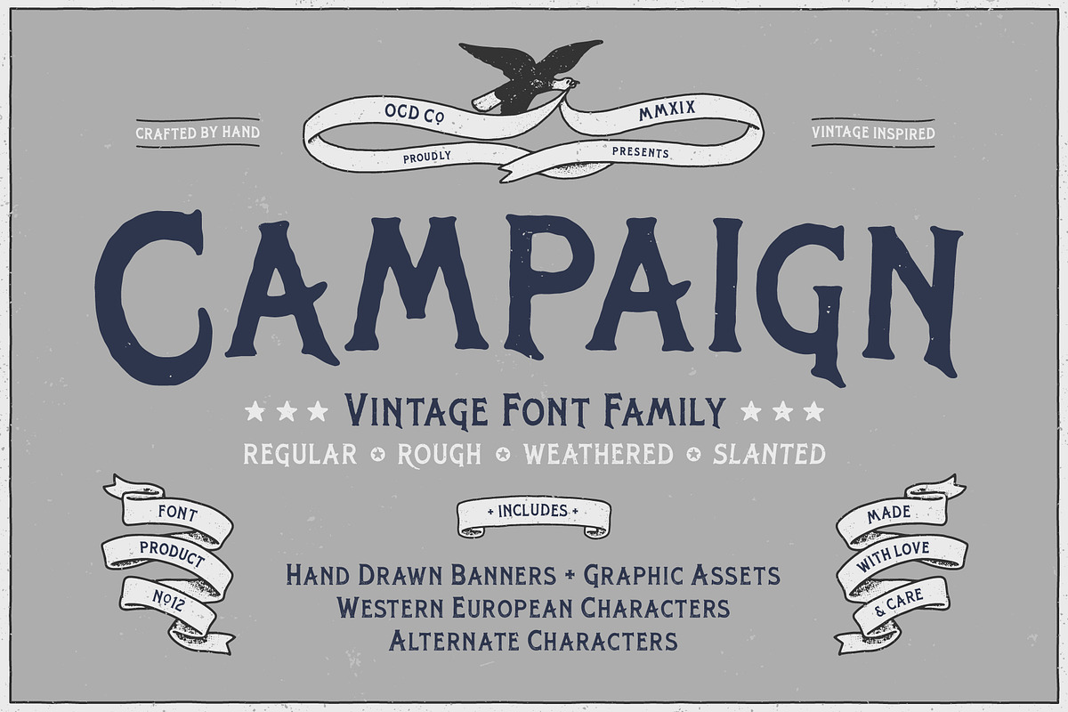 Campaign - Vintage Font Family