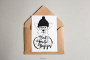 Dog black and white, an Illustration by JuliaFast (Thumbnail 3 of 4)