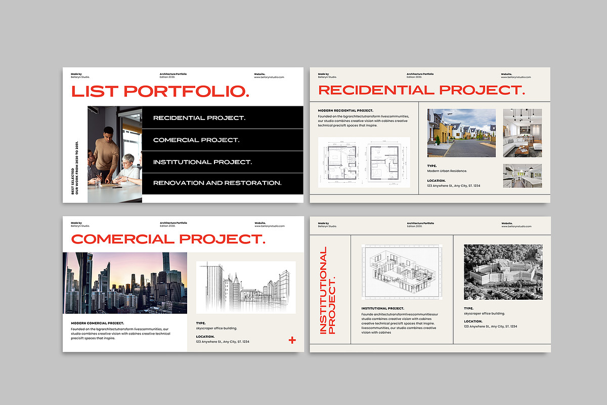Architecture Portfolio, a Presentation Template by Occy Design (Photo 5 of 6)