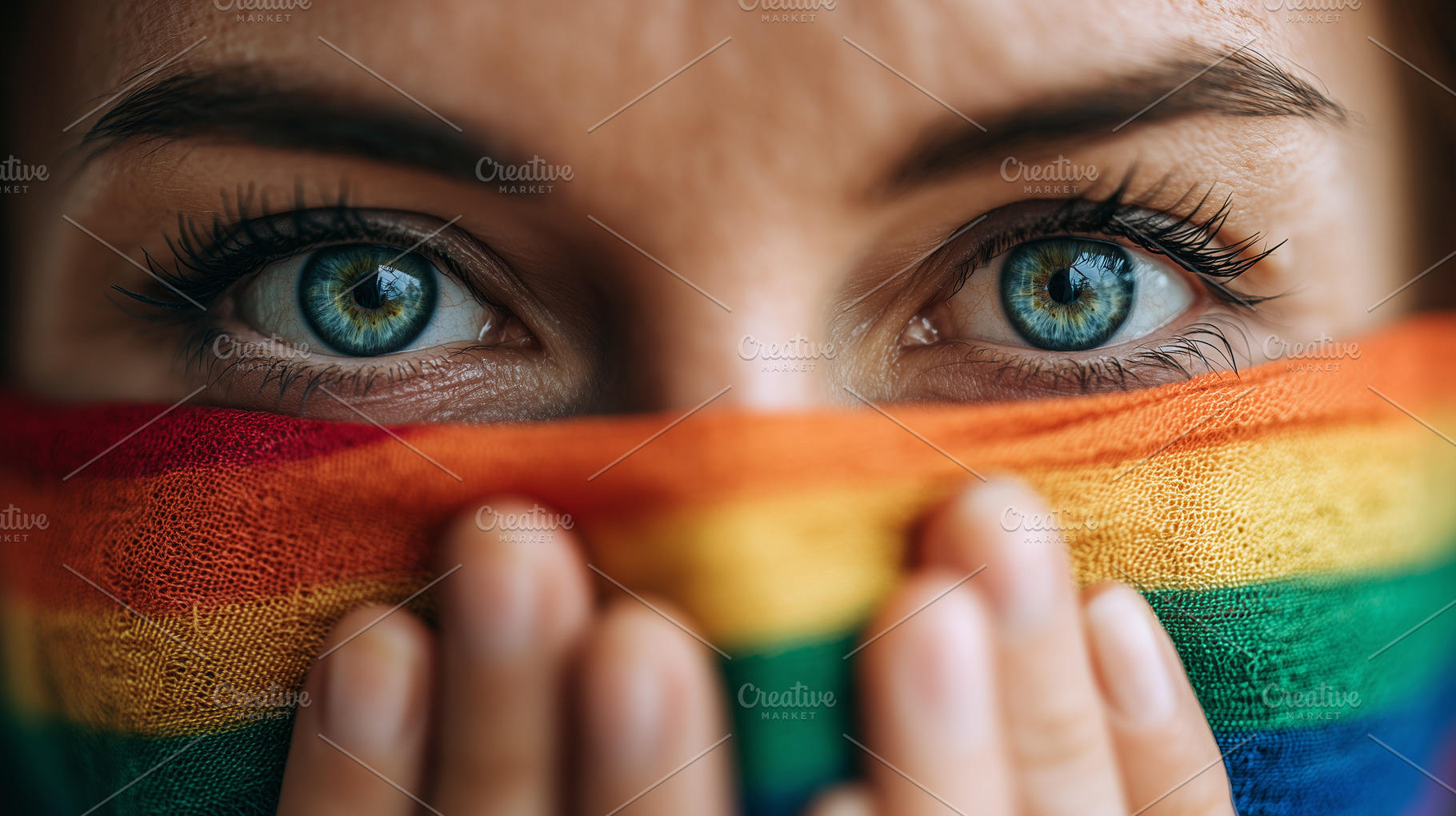 Close up portrait of a woman with, a Person Photo by MistyDay