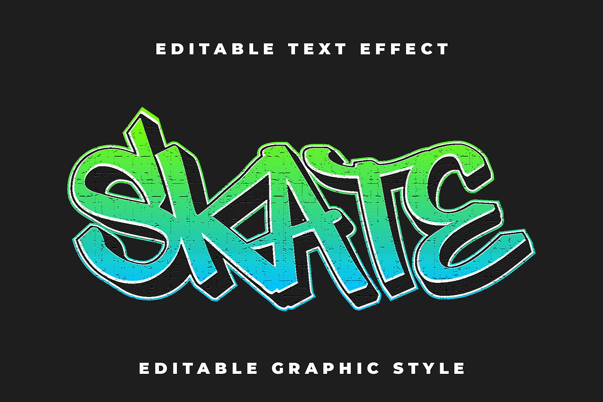 Spray Graffiti Text Effect preview 3
